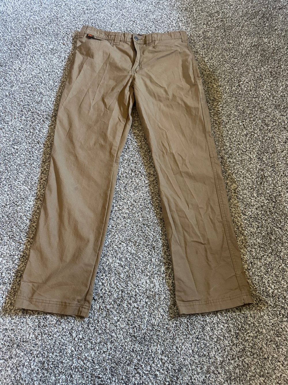 Timberland PRO Men's Khaki Work Chinos in Brown 34x32